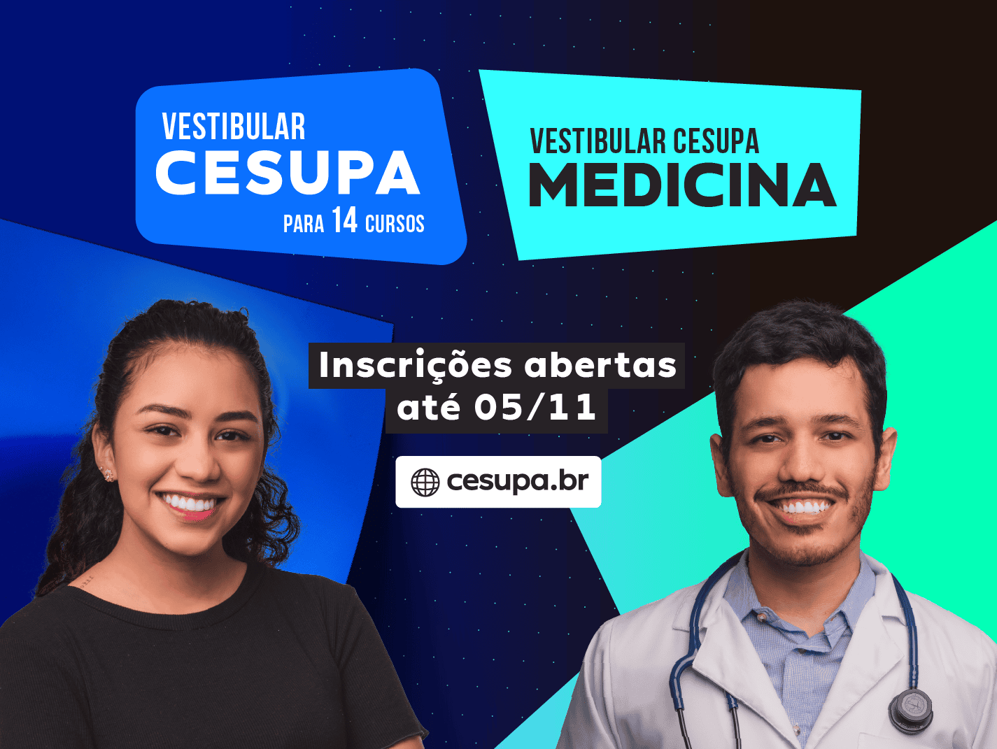 Cesupa lança editais dos vestibulares para Medicina e para outros cursos da instituição