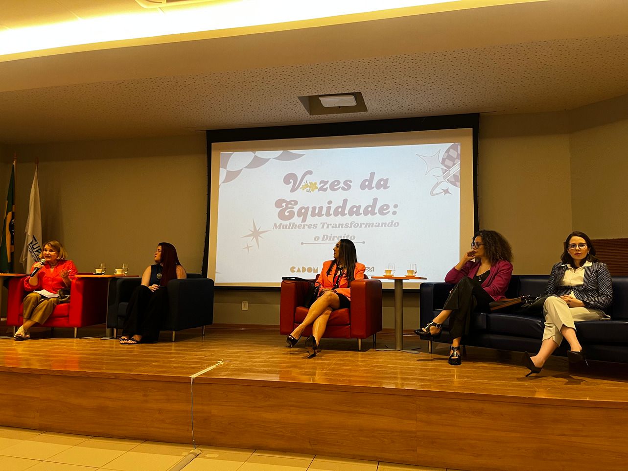 "Vozes da Equidade: Mulheres Transformando o Direito" fomenta debate sobre justiça social e liderança feminina no Cesupa