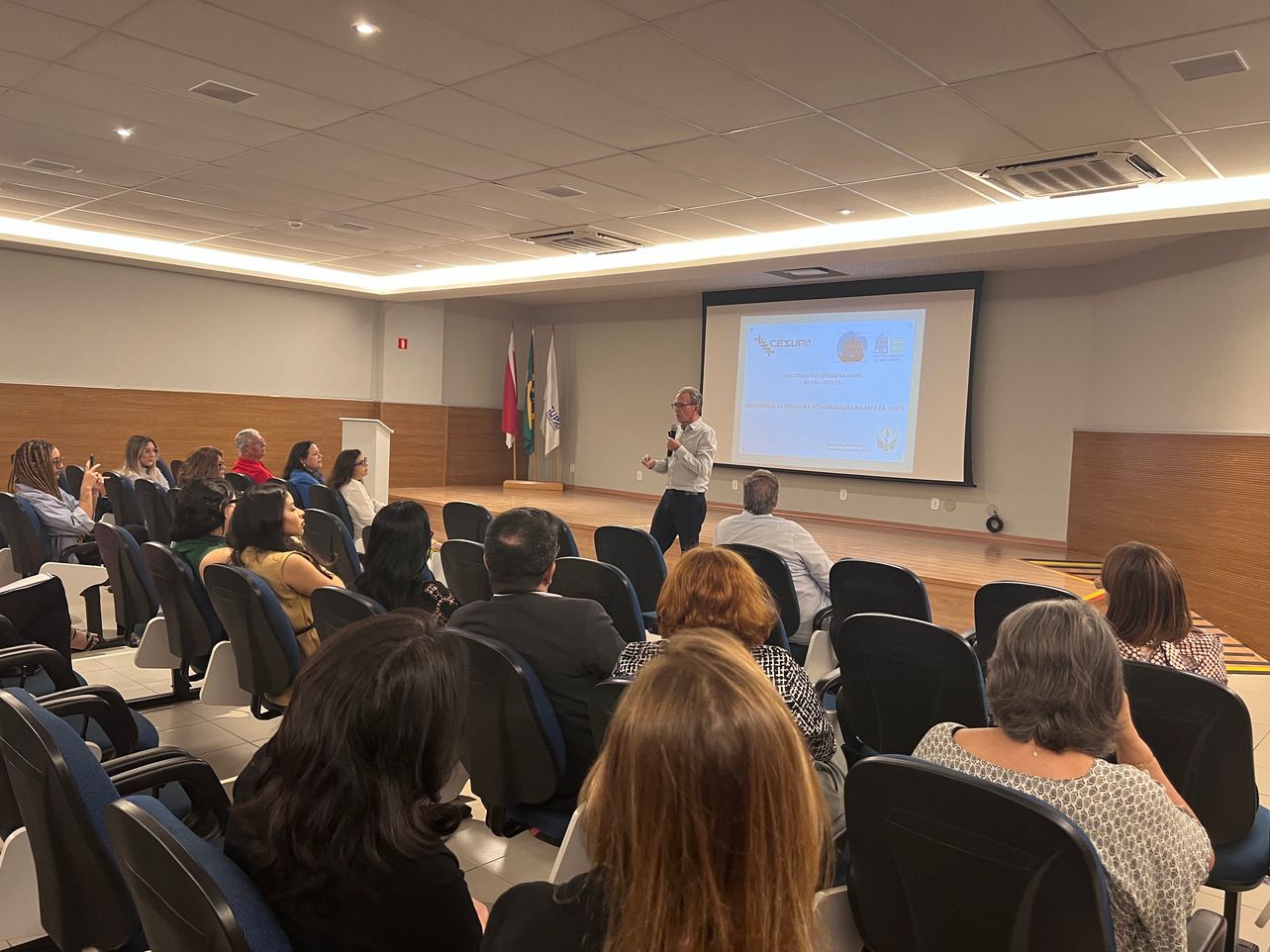 Aula inaugural marca o início do Mestrado Acadêmico em Ciências da Saúde em parceria com o Instituto Evandro Chagas