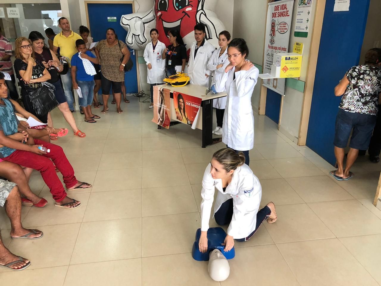 Internato em Urgência e Emergência leva orientações para a comunidade de Icoaraci