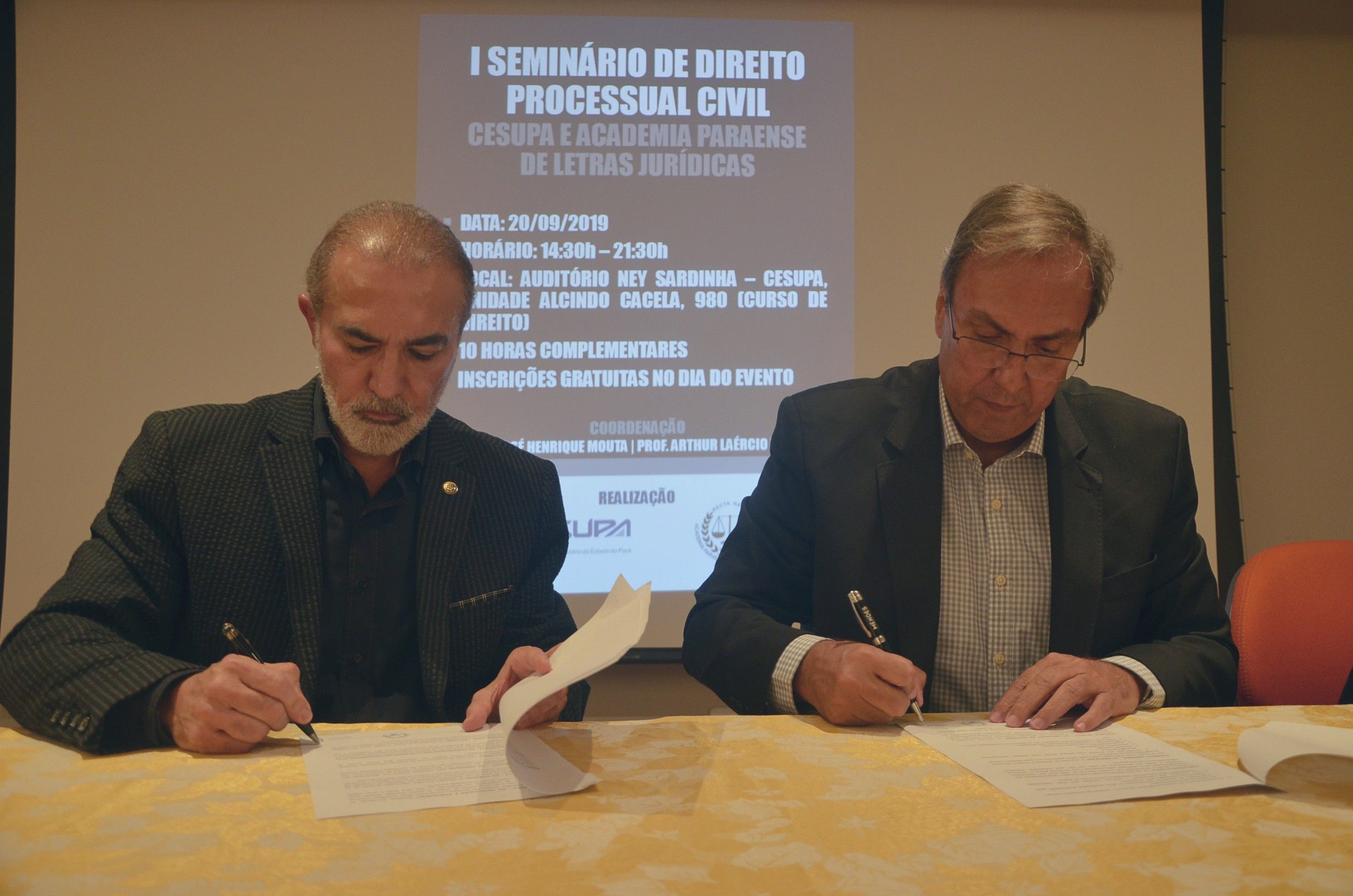 Cesupa firma convênio com Academia Paraense de Letras Jurídicas