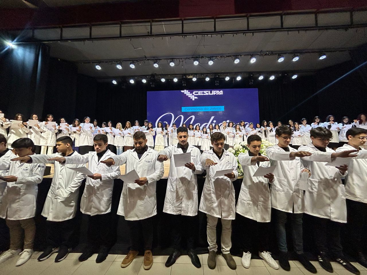 Cesupa recebe calouros de Medicina com programação de acolhimento e Cerimônia do Jaleco