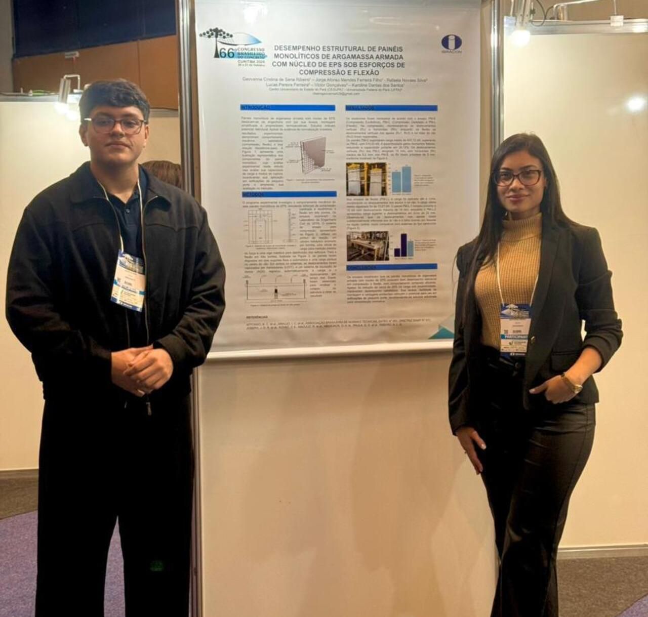 Estudantes de Engenharia Civil apresentam trabalho em um dos maiores congressos da América Latina