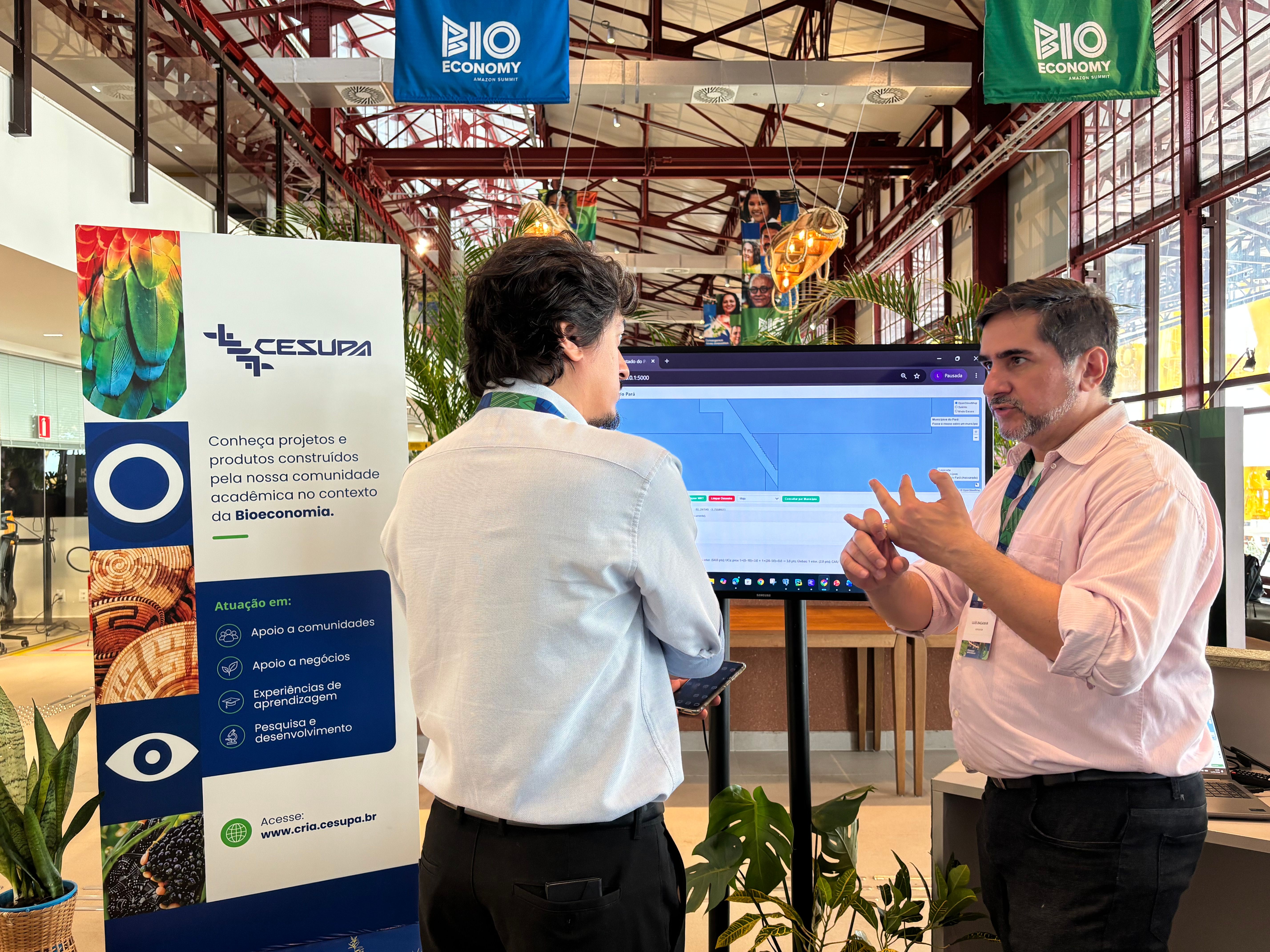 Mestrados e programa de inovação do Cesupa apresentam soluções tecnológicas baseadas na biodiversidade durante o BAS 2026