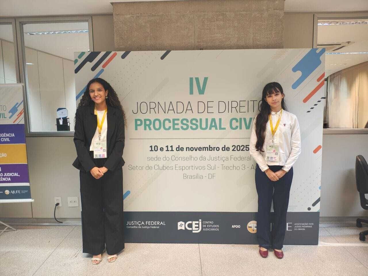 Estudantes do curso de Direito se destacam na IV Jornada de Direito Processual Civil