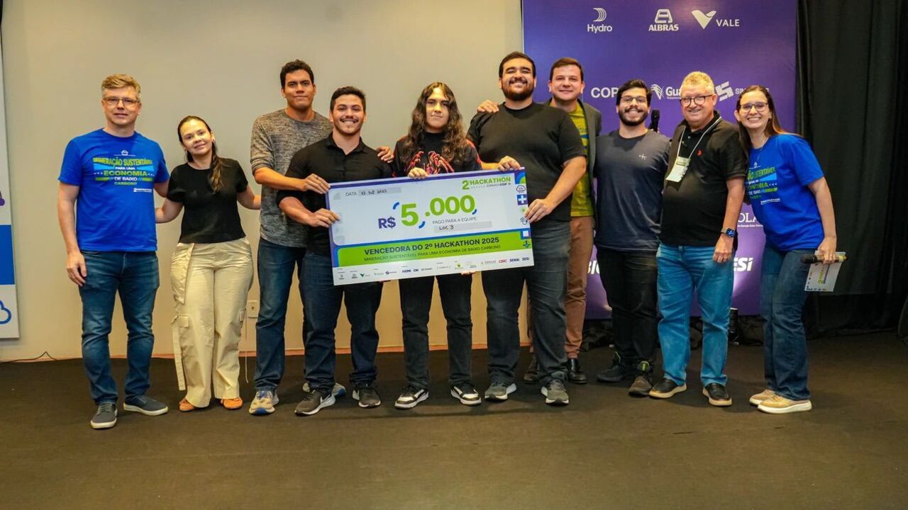 Estudantes do Cesupa conquistam pódio em Hackathon de sustentabilidade na mineração